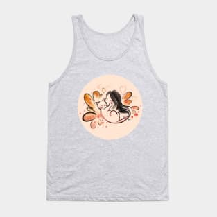 Cat Hug together Tank Top